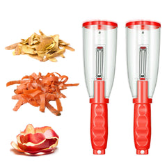 Multifunctional Fruit Vegetable peeler with storage box Tube Kitchen Gadgets Household Peeler (1-Pack or 2-Pack)