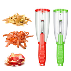 Multifunctional Fruit Vegetable peeler with storage box Tube Kitchen Gadgets Household Peeler (1-Pack or 2-Pack)