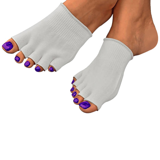 1-Pair: Recovery And Support Open Toe Gel Compression Sleeve