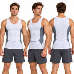 Men's Sleeveless Quick-Dry Workout Shirt, Lightweight Exercise Tank Top
