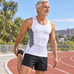 Men's Sleeveless Quick-Dry Workout Shirt, Lightweight Exercise Tank Top