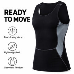 Men's Sleeveless Quick-Dry Workout Shirt, Lightweight Exercise Tank Top