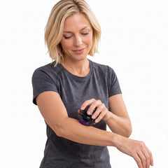 Handheld Rolling Massage Ball, Compact Body Massager for Home & Travel