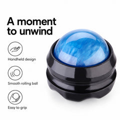 Handheld Rolling Massage Ball, Compact Body Massager for Home & Travel