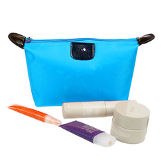 Candy Makeup Bag for Women – Lightweight Nylon Cosmetic Pouch in Assorted Colors, Portable Travel Makeup Organizer for Purse, Toiletries, Beauty Essentials & On-the-Go Touchups