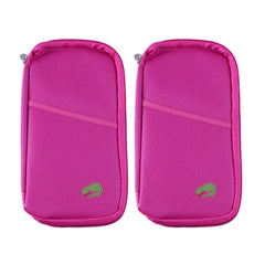 Travel Wallet & Passport Holder, Water-Resistant Organizer with 14 Compartments, 1 or 2 Pack