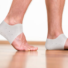 Silicone Gel Heel and Ankle Sleeve for Plantar Fasciitis