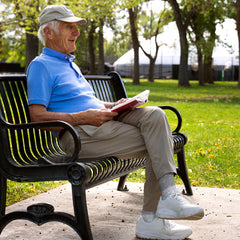 2-Pairs: Non-Binding Loose Fit Cotton Diabetic Crew Socks With Extra Wide Top For Men and Women