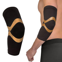 1-Pair: Copper Compression Support And Recovery Elbow Sleeve