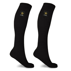 Official US Army Graduated Compression Socks 2-Pack – 15-20 mmHg Knee High Compression Socks with Arch Support & Comfort Band for Men & Women, Medium, Large & XL
