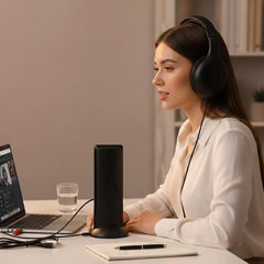 5-in-1 Wireless Headphones with Mic – FM Radio, Wired & Wireless Headset, Audio Monitoring & Chat Headphones – Adjustable Over-Ear Headphones for Music & Calls